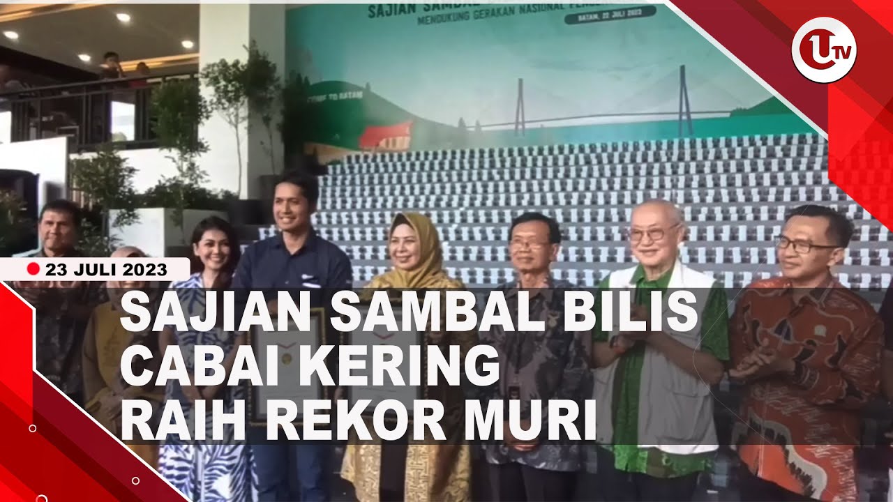 1.409 KEMASAN SAMBAL BILIS CABAI KERING RAIH REKOR MURI | U-NEWS