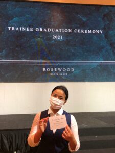 Tiga Mahasiswa BTP Masuk Dalam Nominasi ” Outstanding Trainee Award ” Di Rosewood Hong Kong